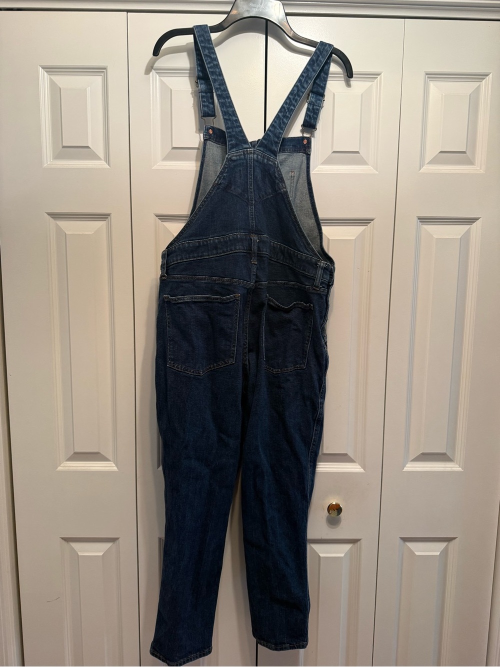 Old Navy Blue Denim Women's Overalls Jumpsuit - Picture 3 of 5